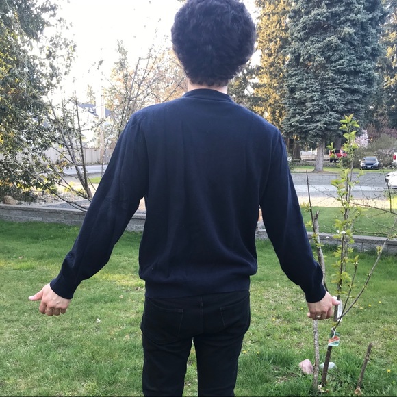 J. Crew cute and comfy navy cardigan - Picture 3 of 4